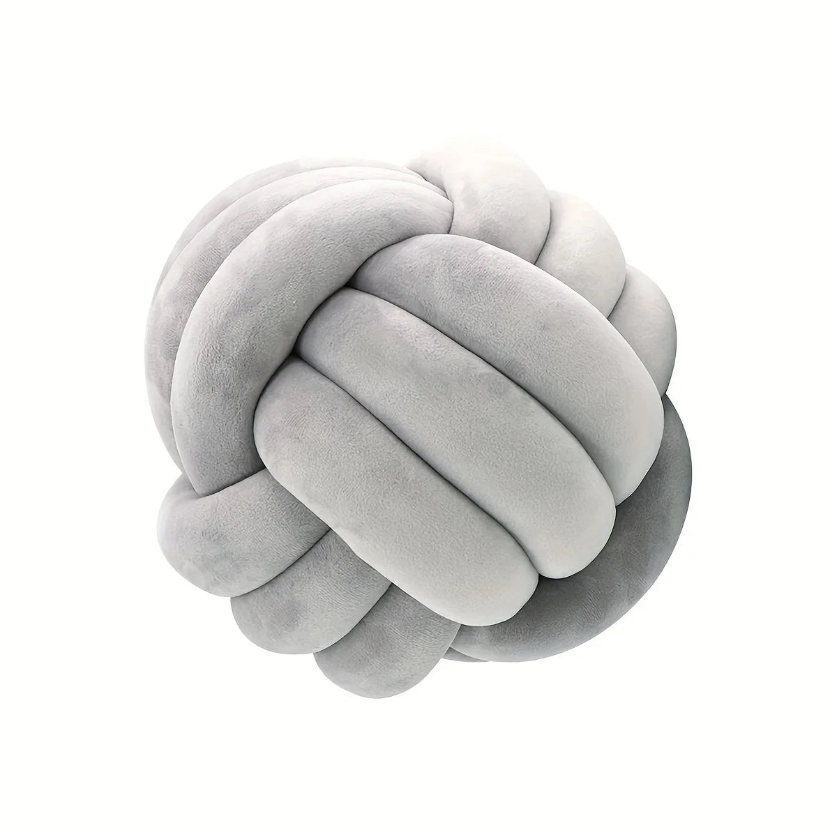 Striped Knot Pillow – Handmade Soft Poly-Cotton Comfort & Modern