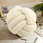 Striped Knot Pillow – Handmade Soft Poly-Cotton Comfort & Modern