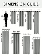 Solid Blackout Curtains with Grommets – Elegant Light-Blocking Drapes, Total Privacy & Comfort