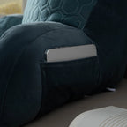 Reading Pillow Standard Bed Pillow – Comfortable Back Support for Sitting Up in Bed, Washable Cover & Handy Side Pockets