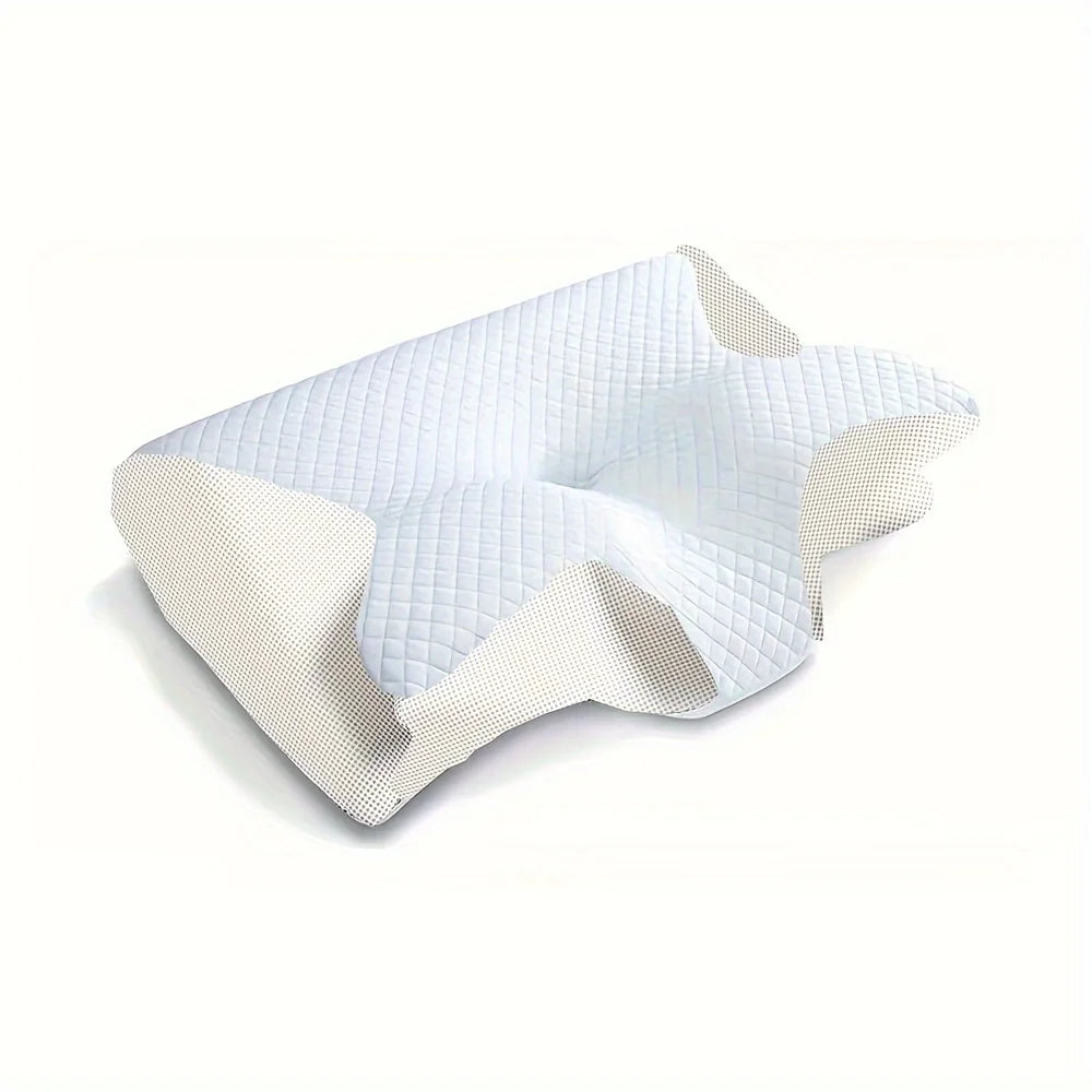 Ergonomic Cotton Pillow – Soft & Lightweight Comfort, Perfect for Side, Back & Stomach Sleepers