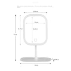 LED Makeup Mirror – 3-Color Light Touch Mirror & Elegant Design