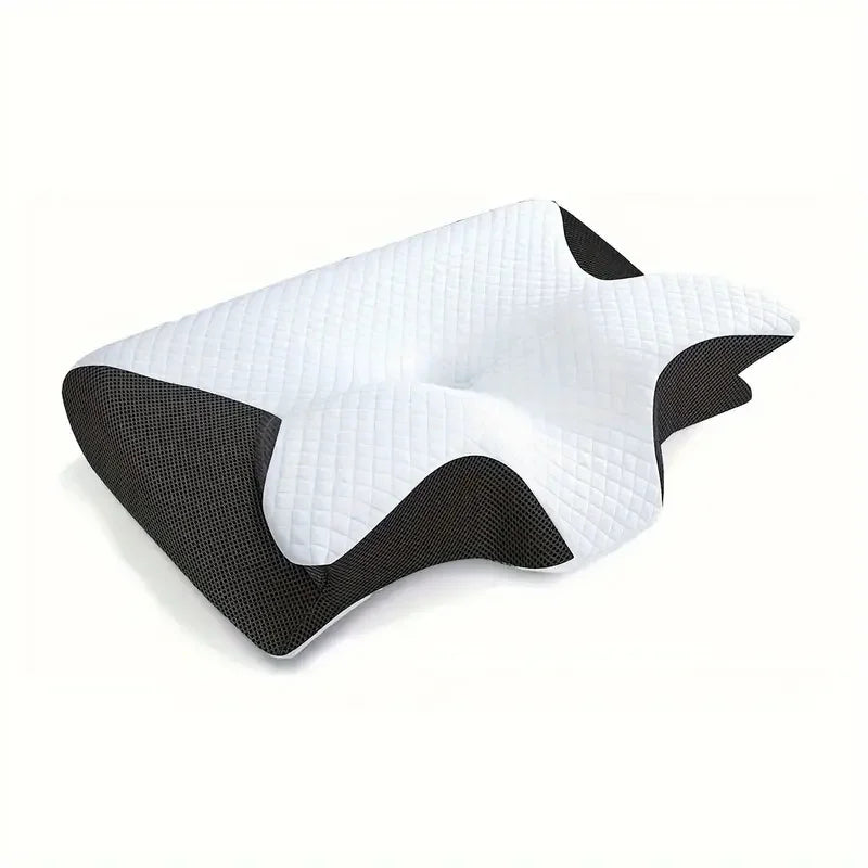 Ergonomic Cotton Pillow – Soft & Lightweight Comfort, Perfect for Side, Back & Stomach Sleepers