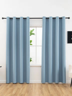 Solid Blackout Curtains with Grommets – Elegant Light-Blocking Drapes, Total Privacy & Comfort