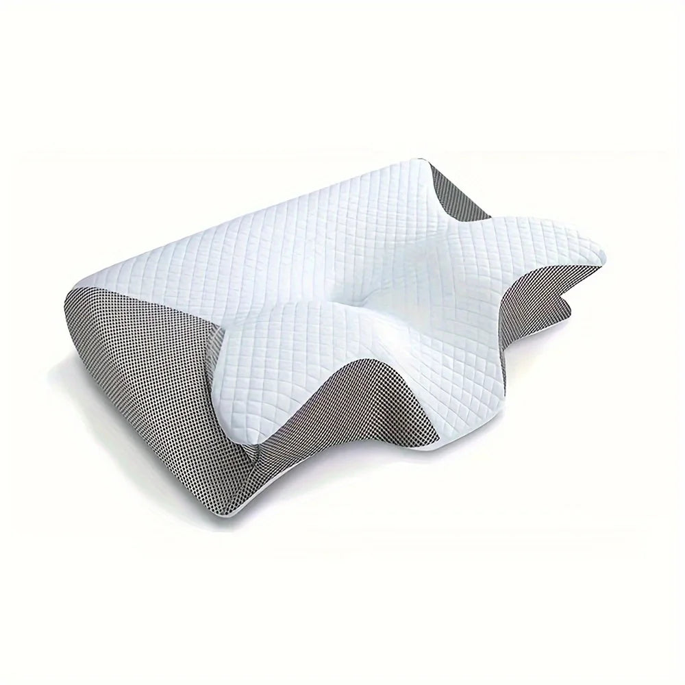 Ergonomic Cotton Pillow – Soft & Lightweight Comfort, Perfect for Side, Back & Stomach Sleepers