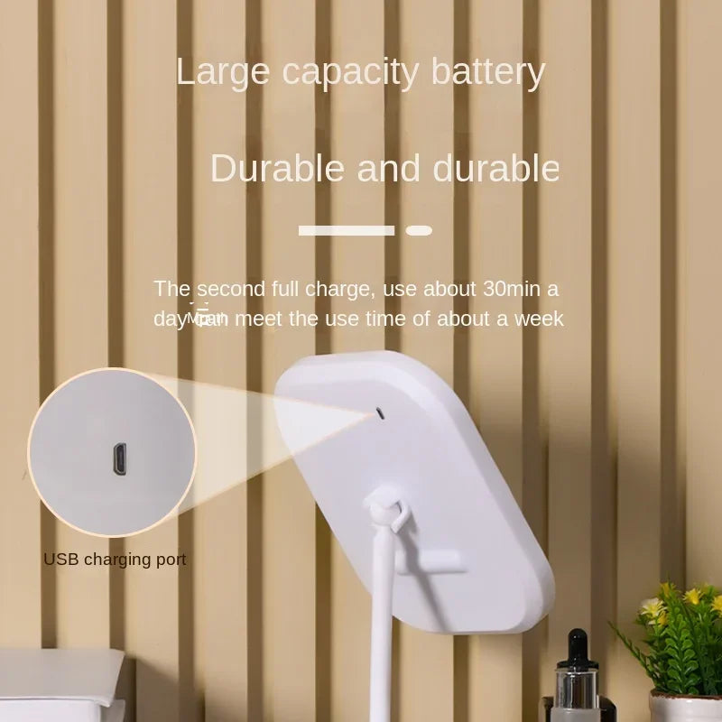 LED Makeup Mirror – 3-Color Light Touch Mirror & Elegant Design