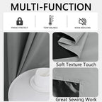 Solid Blackout Curtains with Grommets – Elegant Light-Blocking Drapes, Total Privacy & Comfort
