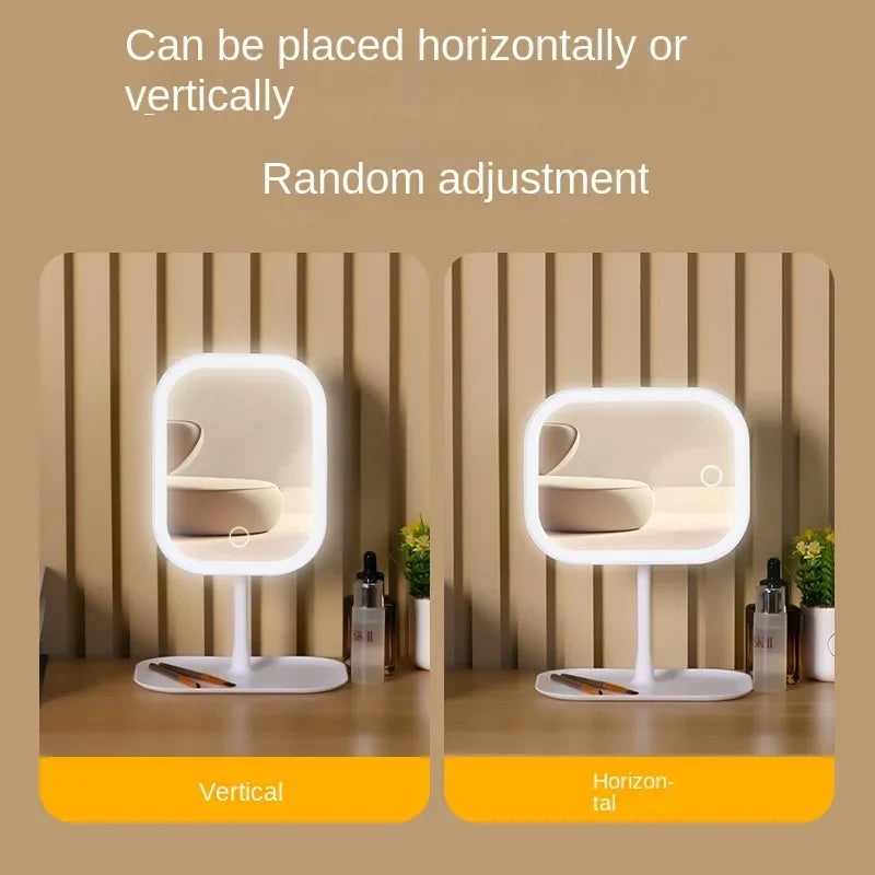 LED Makeup Mirror – 3-Color Light Touch Mirror & Elegant Design