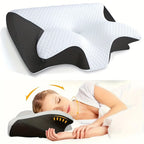 Ergonomic Cotton Pillow – Soft & Lightweight Comfort, Perfect for Side, Back & Stomach Sleepers