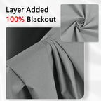 Solid Blackout Curtains with Grommets – Elegant Light-Blocking Drapes, Total Privacy & Comfort