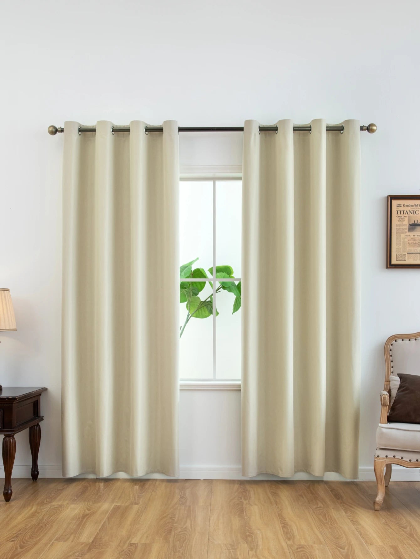Solid Blackout Curtains with Grommets – Elegant Light-Blocking Drapes, Total Privacy & Comfort