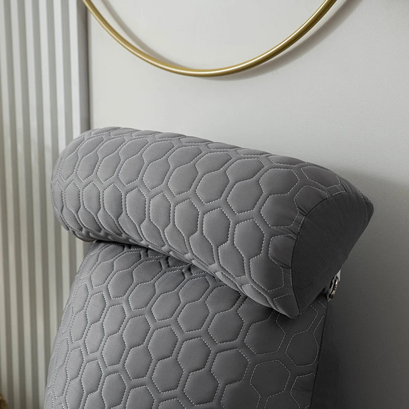 Reading Pillow Standard Bed Pillow – Comfortable Back Support for Sitting Up in Bed, Washable Cover & Handy Side Pockets