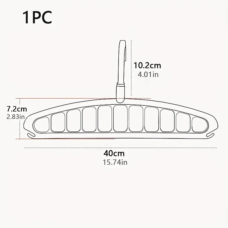 Premium Multi-Hole Clothes Hanger – Non-Slip Storage Rack & Space-Saving Wardrobe Organizer