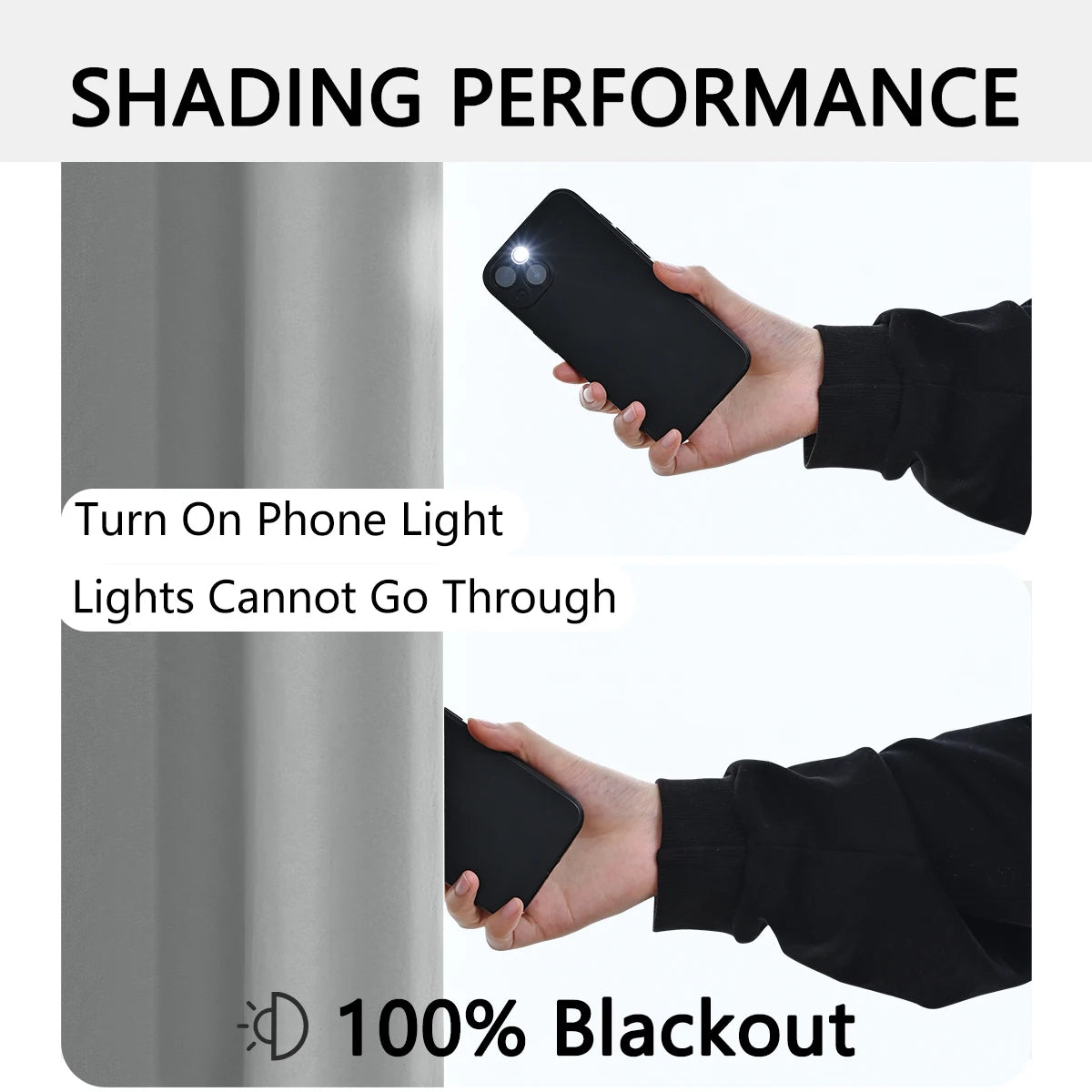 Solid Blackout Curtains with Grommets – Elegant Light-Blocking Drapes, Total Privacy & Comfort