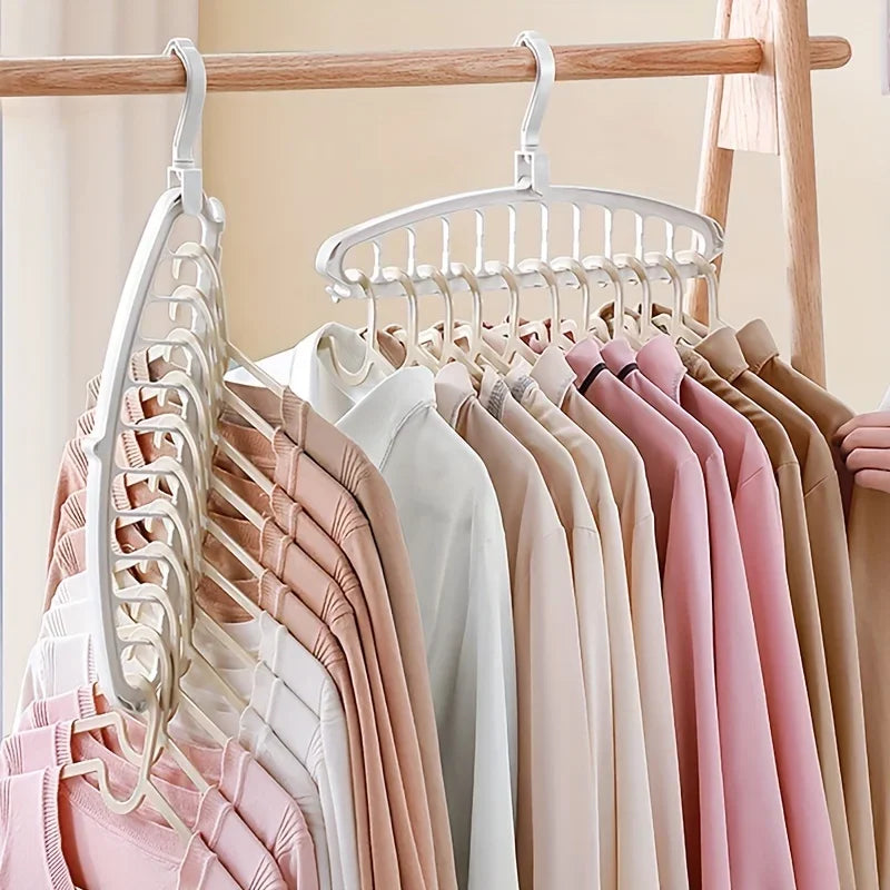 Premium Multi-Hole Clothes Hanger – Non-Slip Storage Rack & Space-Saving Wardrobe Organizer