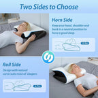 Ergonomic Cotton Pillow – Soft & Lightweight Comfort, Perfect for Side, Back & Stomach Sleepers