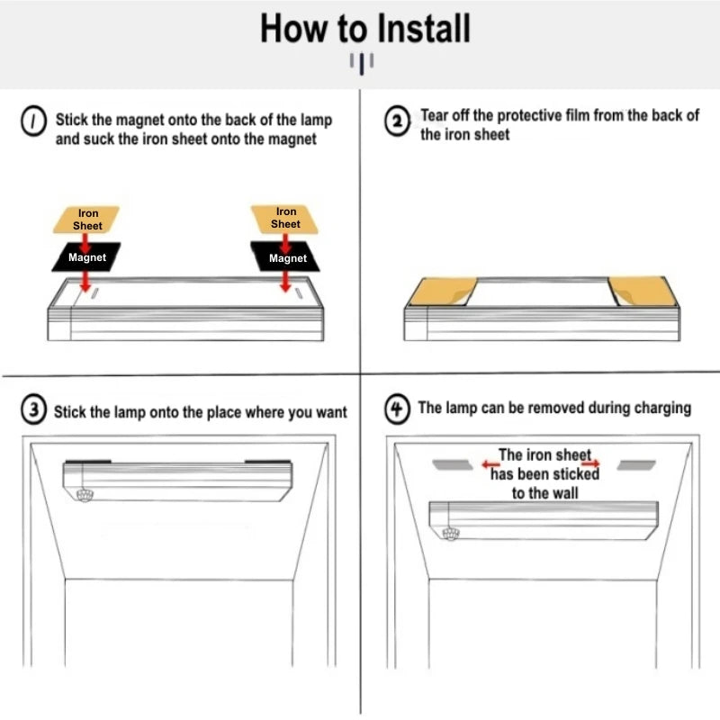 Sensor LED Bar Light – Smart Induction Night Light