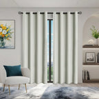 Solid Blackout Curtains with Grommets – Elegant Light-Blocking Drapes, Total Privacy & Comfort
