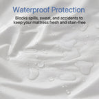Premium Waterproof Mattress Protector – Soft Cotton Comfort, Total Mattress Protection