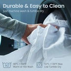 Premium Waterproof Mattress Protector – Soft Cotton Comfort, Total Mattress Protection